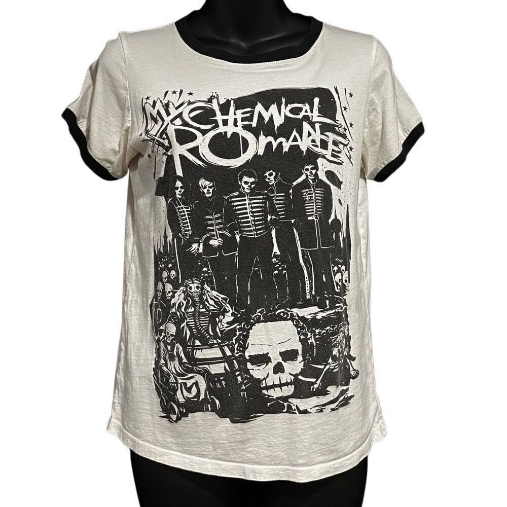 My Chemical Romance MCR The Black Parade Ringer T-Shirt Women’s XS